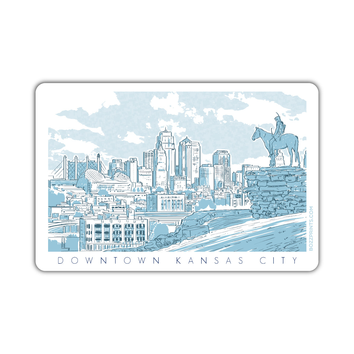 Downtown Kansas City Sticker