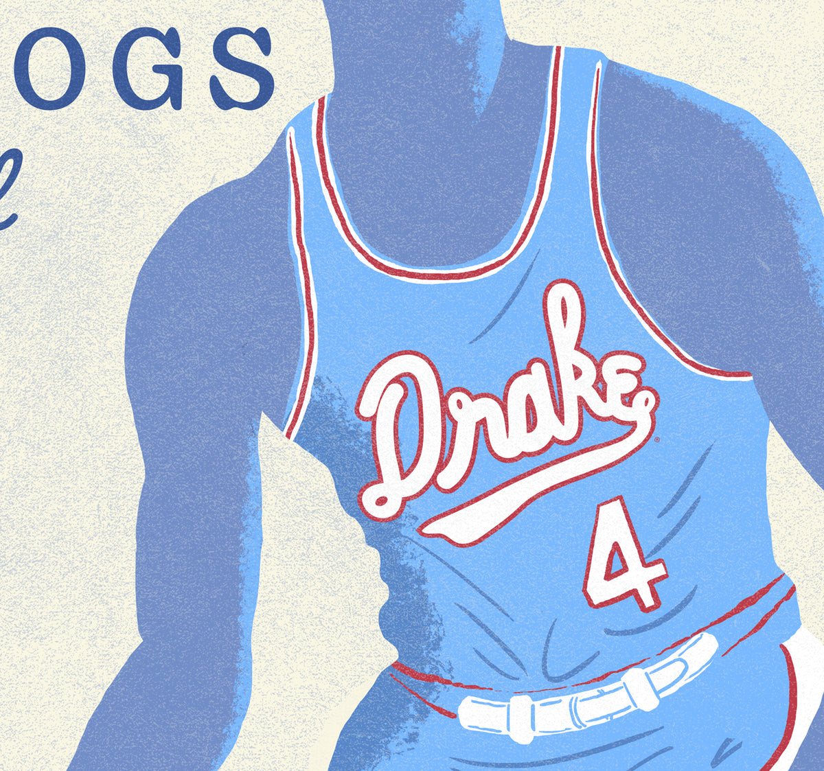 Drake University 1969 Basketball Team Print
