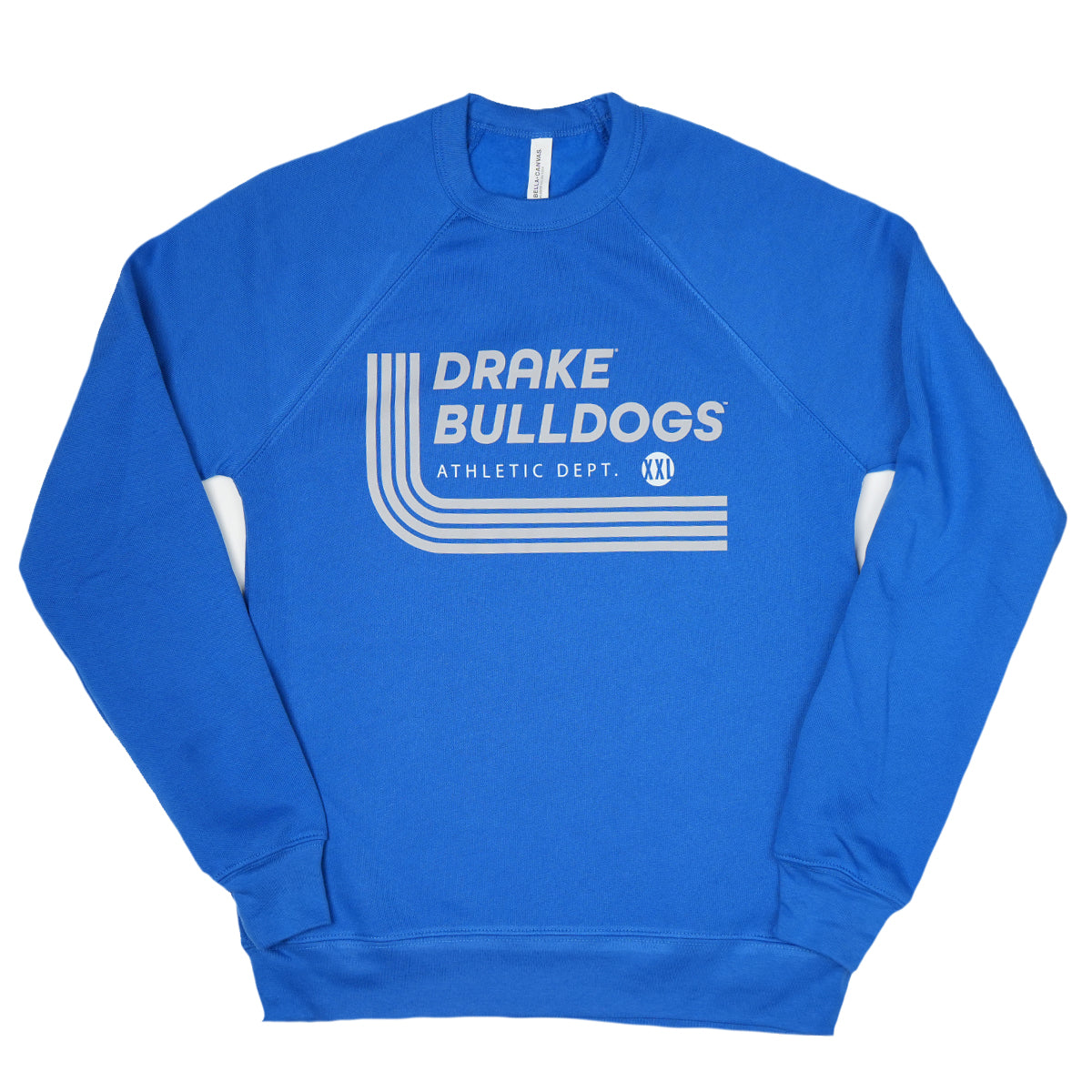 Drake Bulldogs Retro Athletic Department Crewneck Sweatshirt