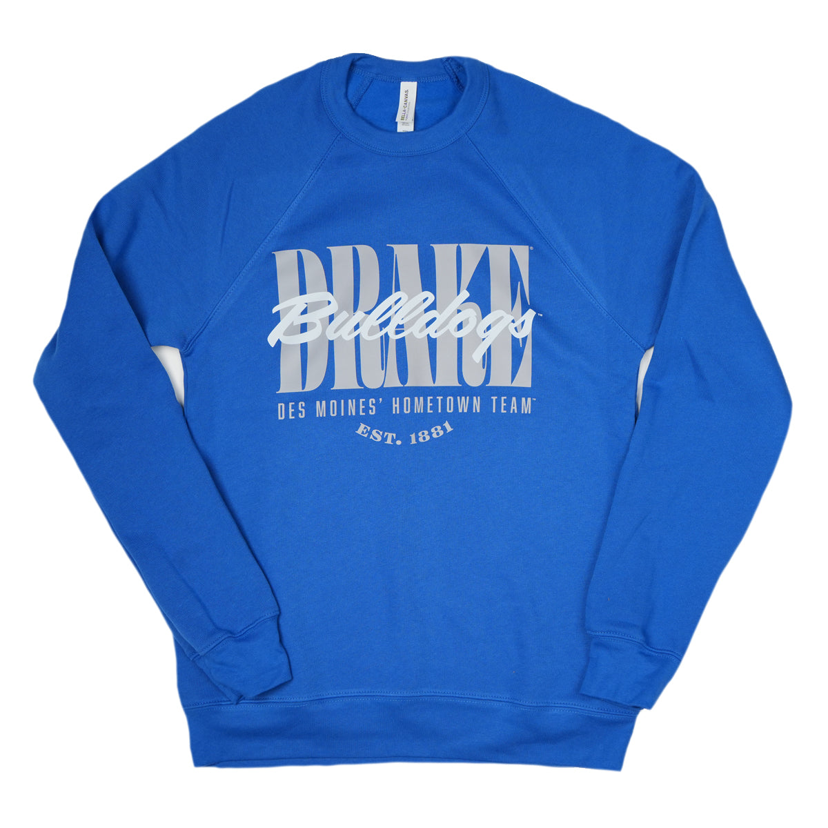 Drake University Classic Type Crewneck Sweatshirt