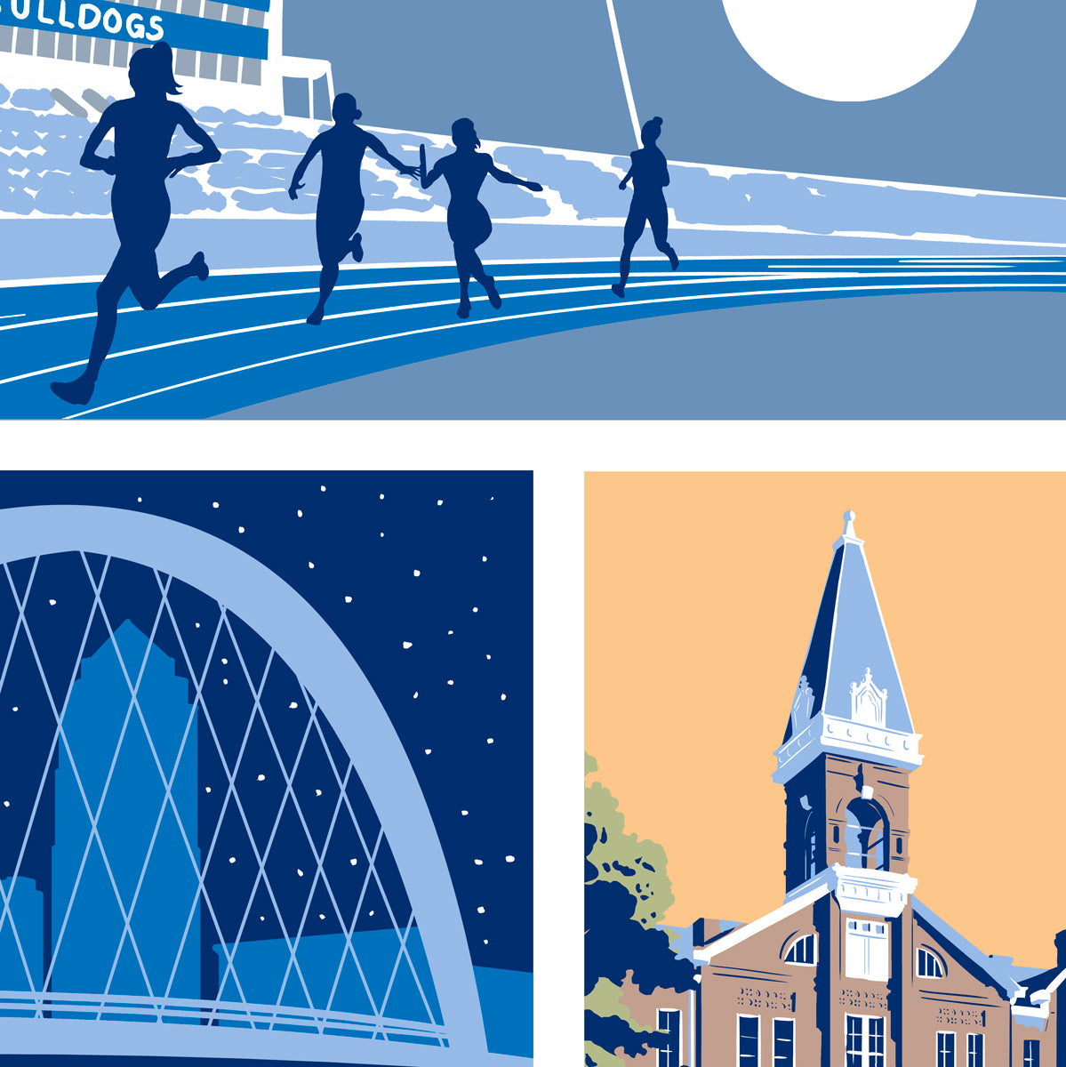 Drake University Icons Print
