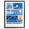 Drake University Icons Print