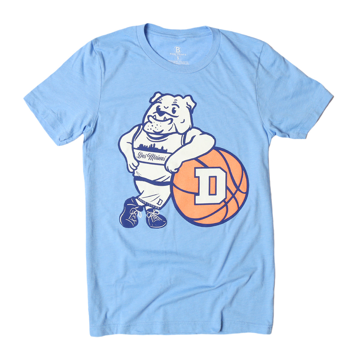 Drake Bulldogs Leaning Spike Hometown T-Shirt