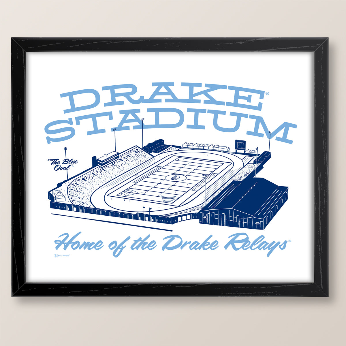 Drake Stadium Print