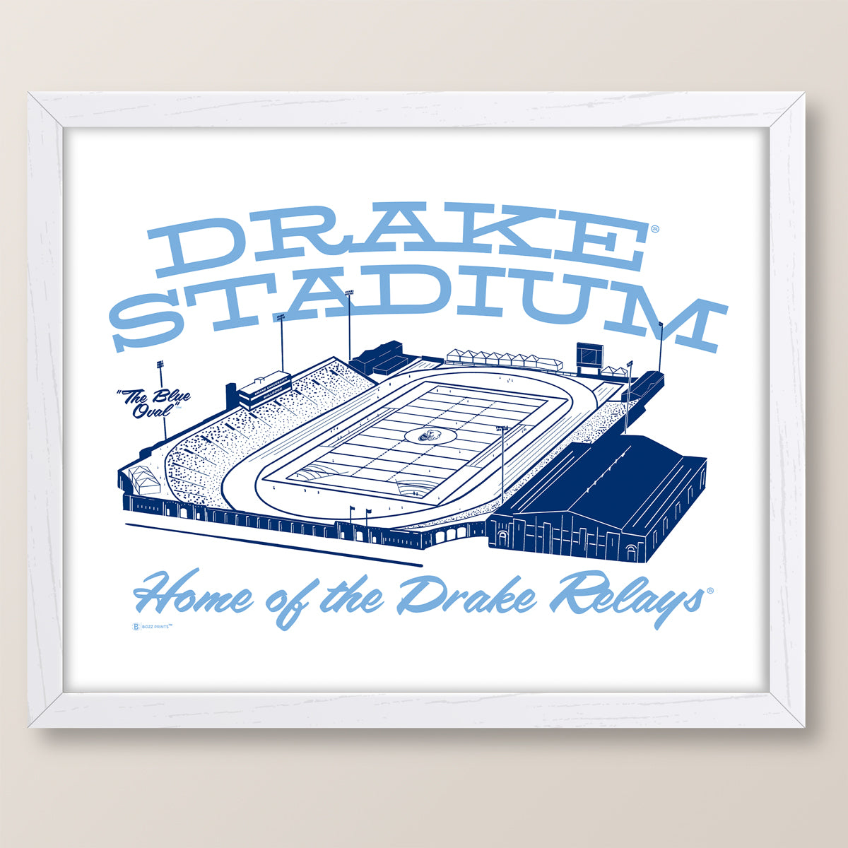 Drake Stadium Print
