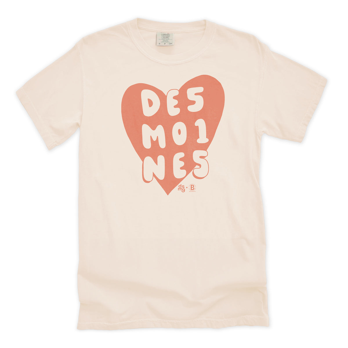 Des Moines 515 Heart T-Shirt