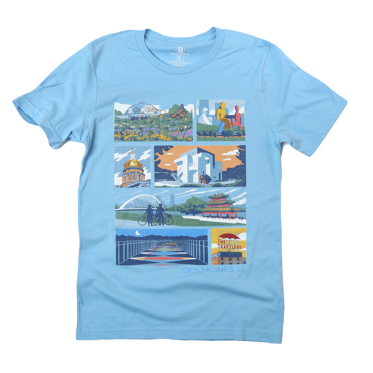 Des Moines Landmarks T-Shirt