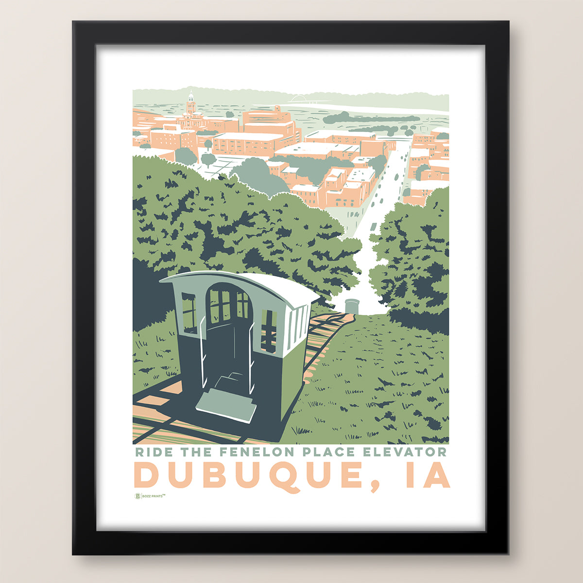 Dubuque Elevator Print
