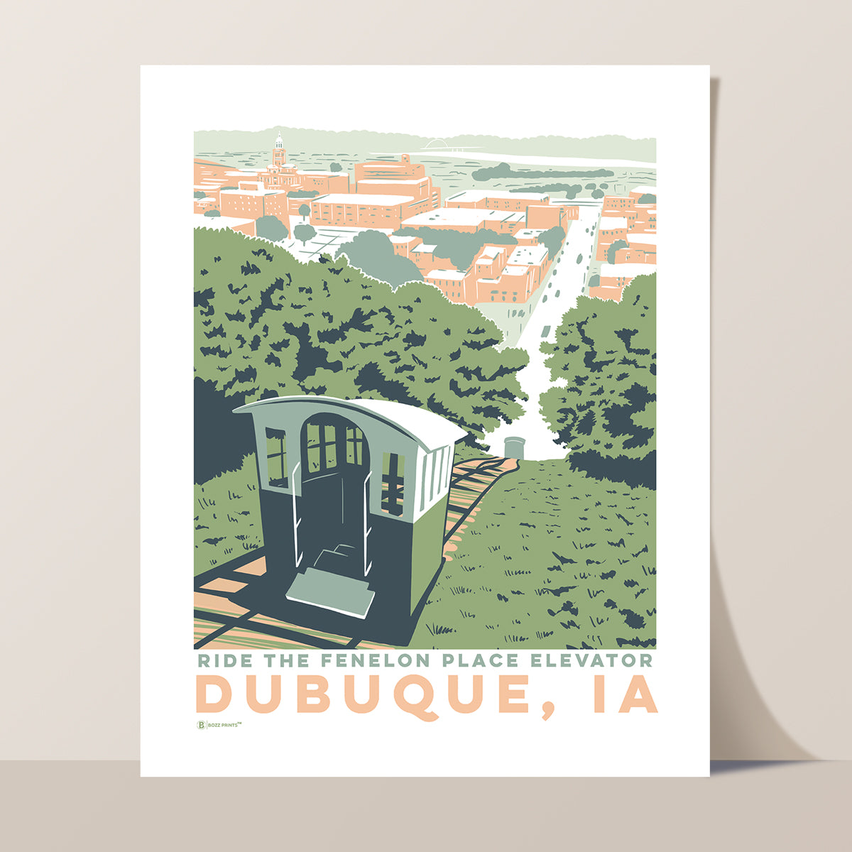 Dubuque Elevator Print