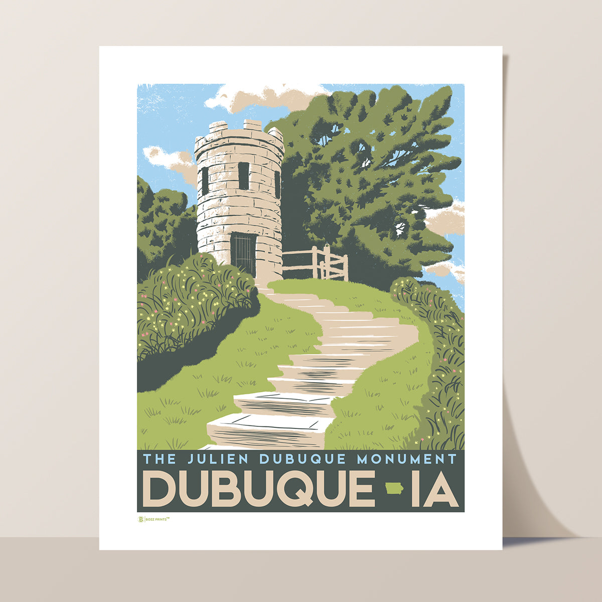 Dubuque Monument Print