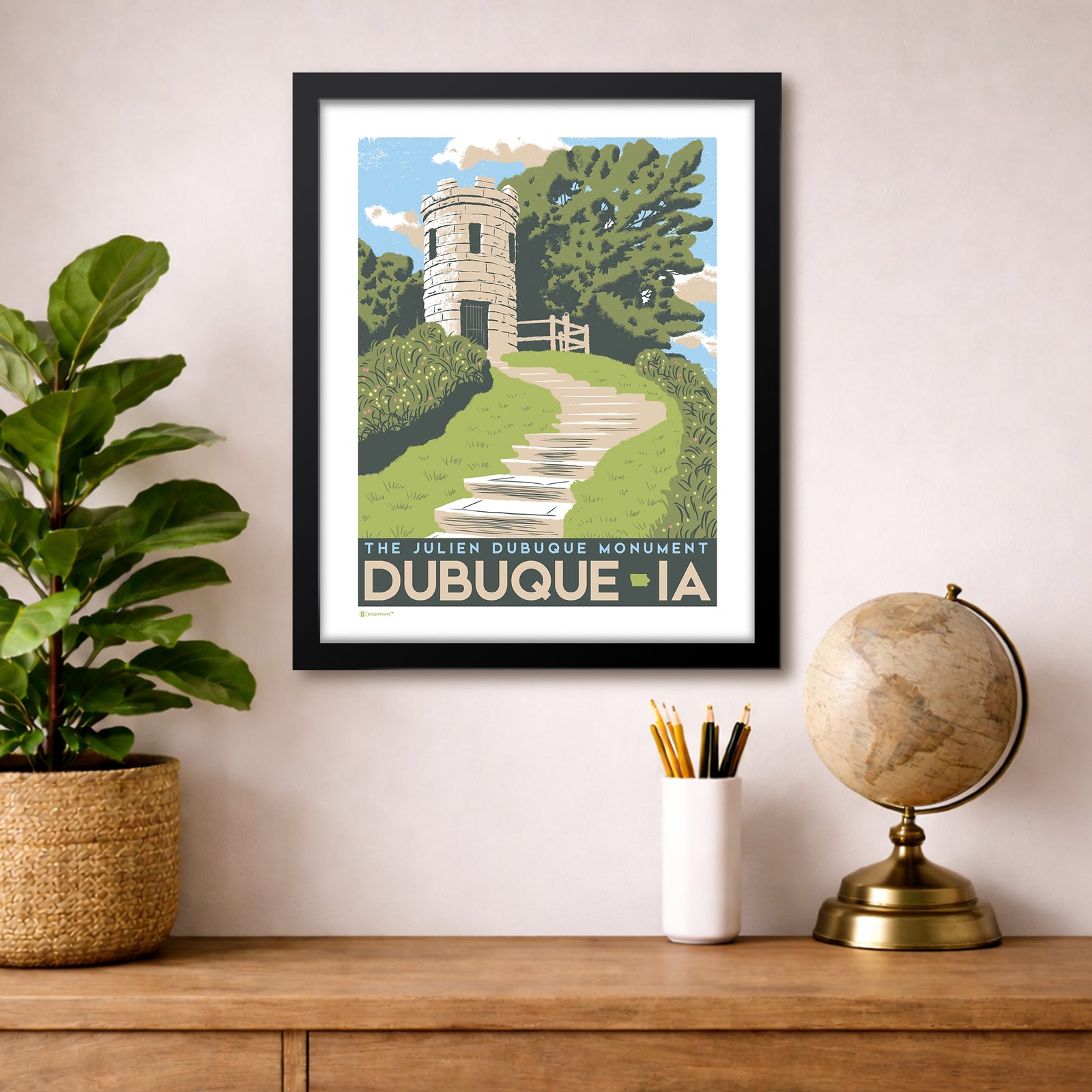 Dubuque Monument Print