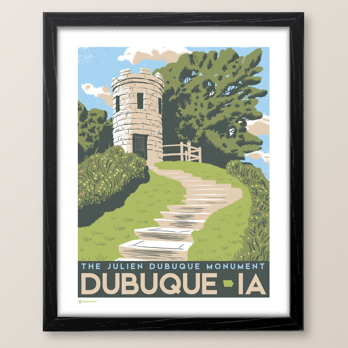 Dubuque Monument Print