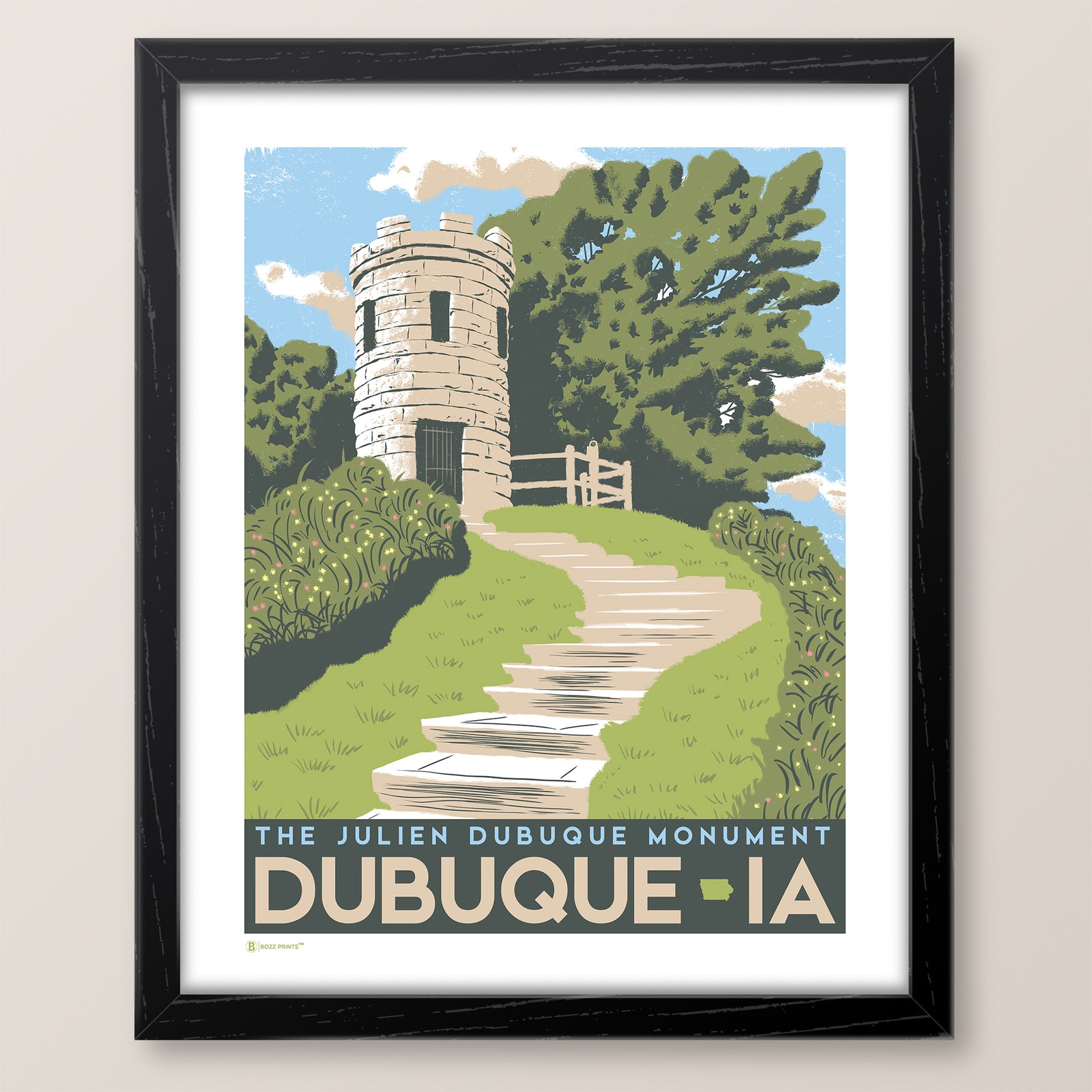 Dubuque Monument Print
