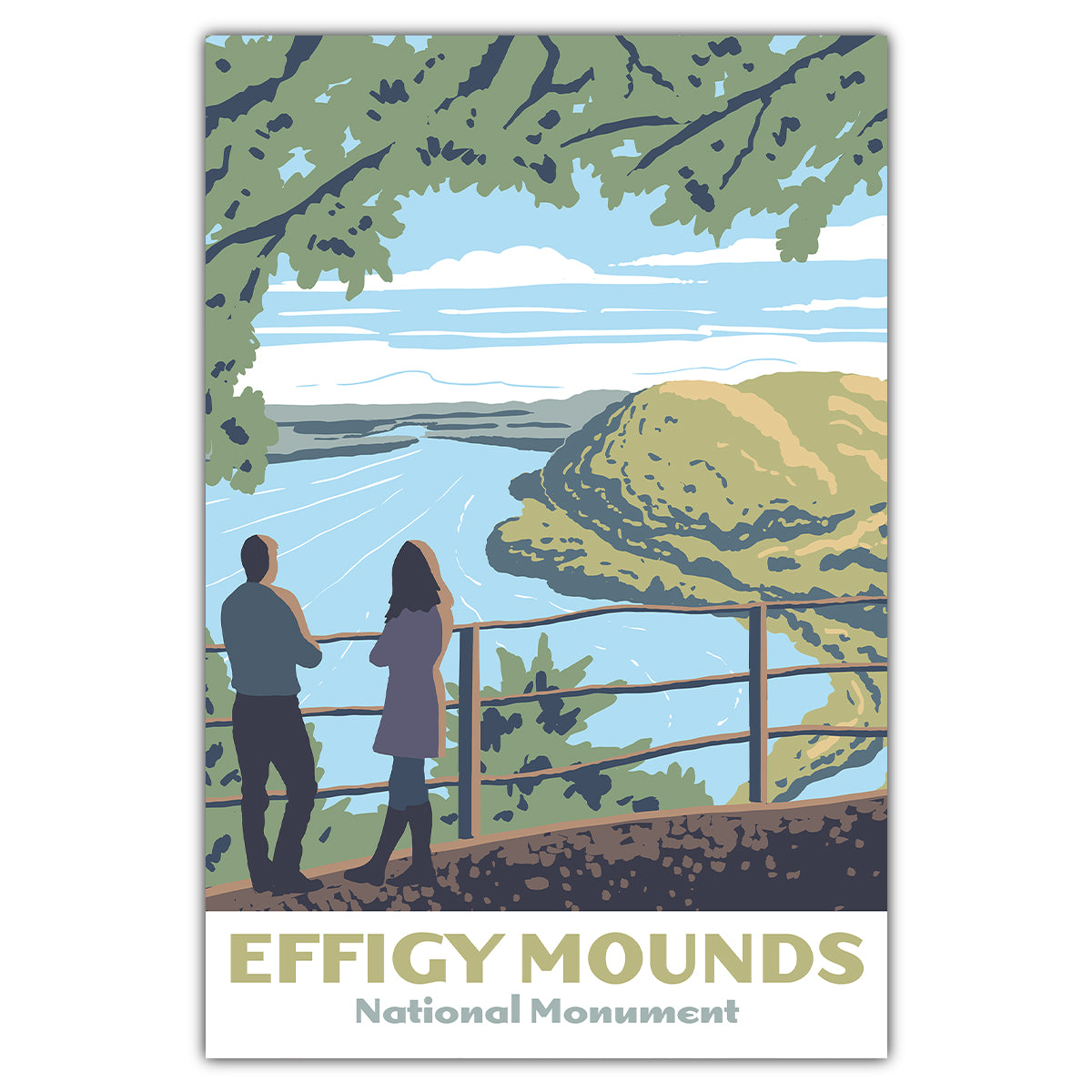 Effigy Mounds National Monument Postcard