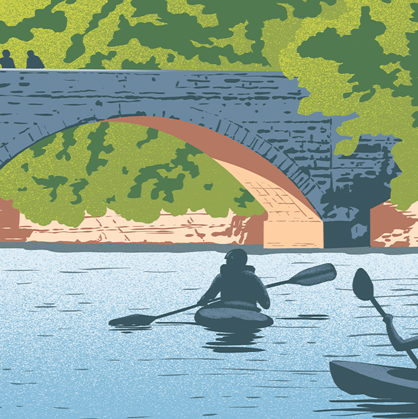 Elkader Keystone Bridge Print