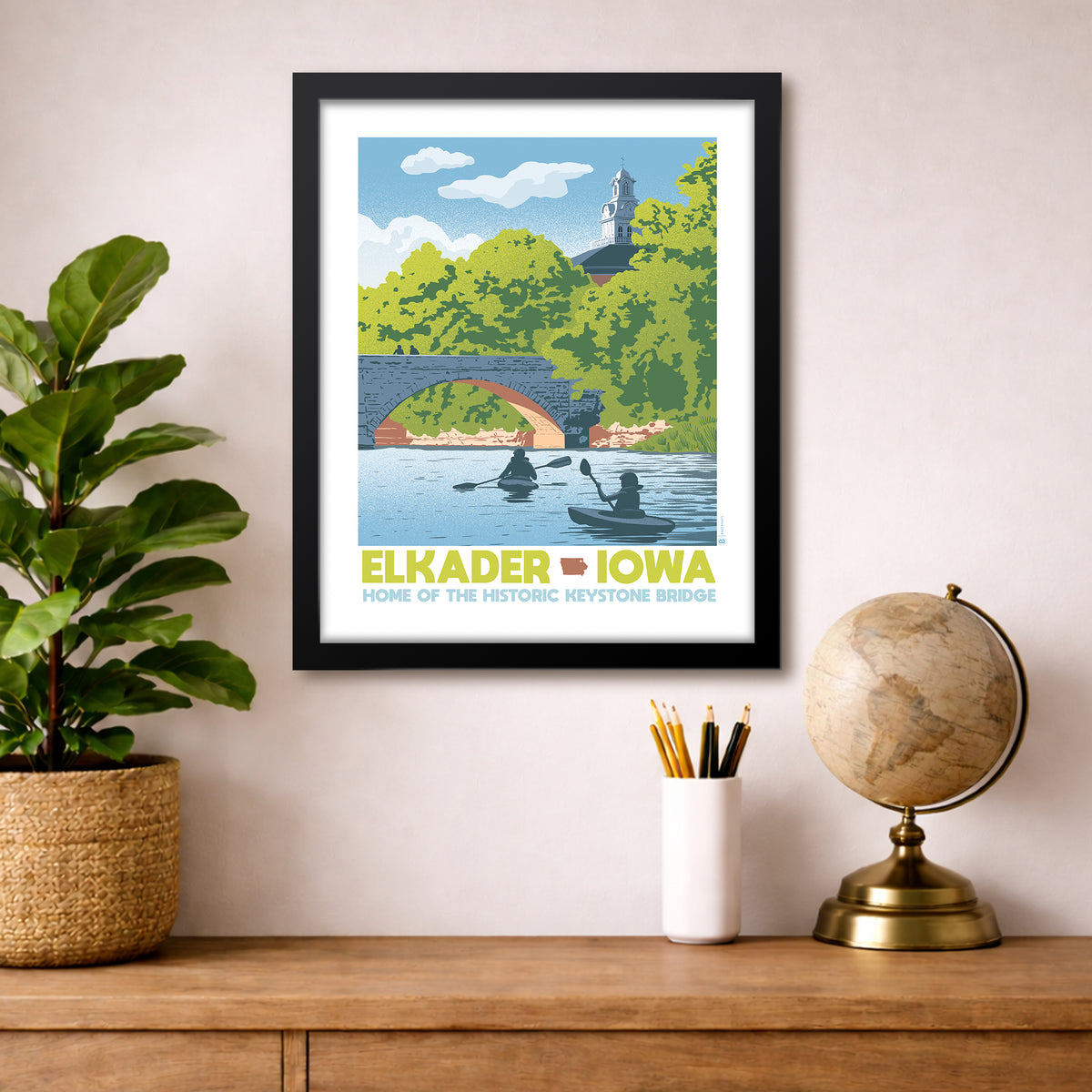Elkader Keystone Bridge Print
