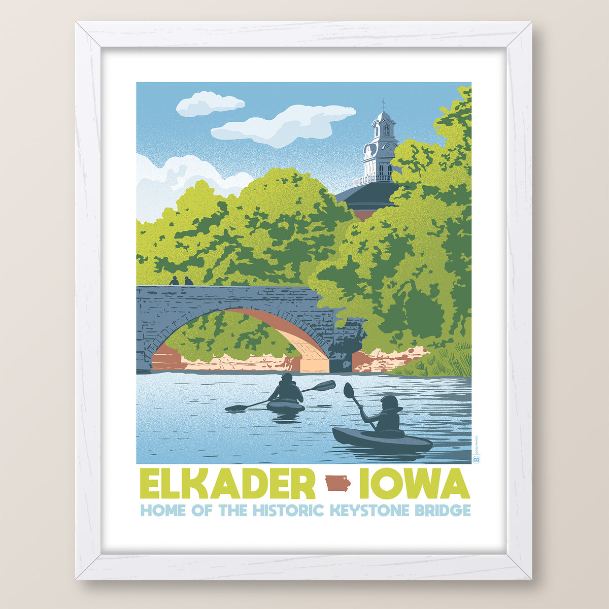 Elkader Keystone Bridge Print