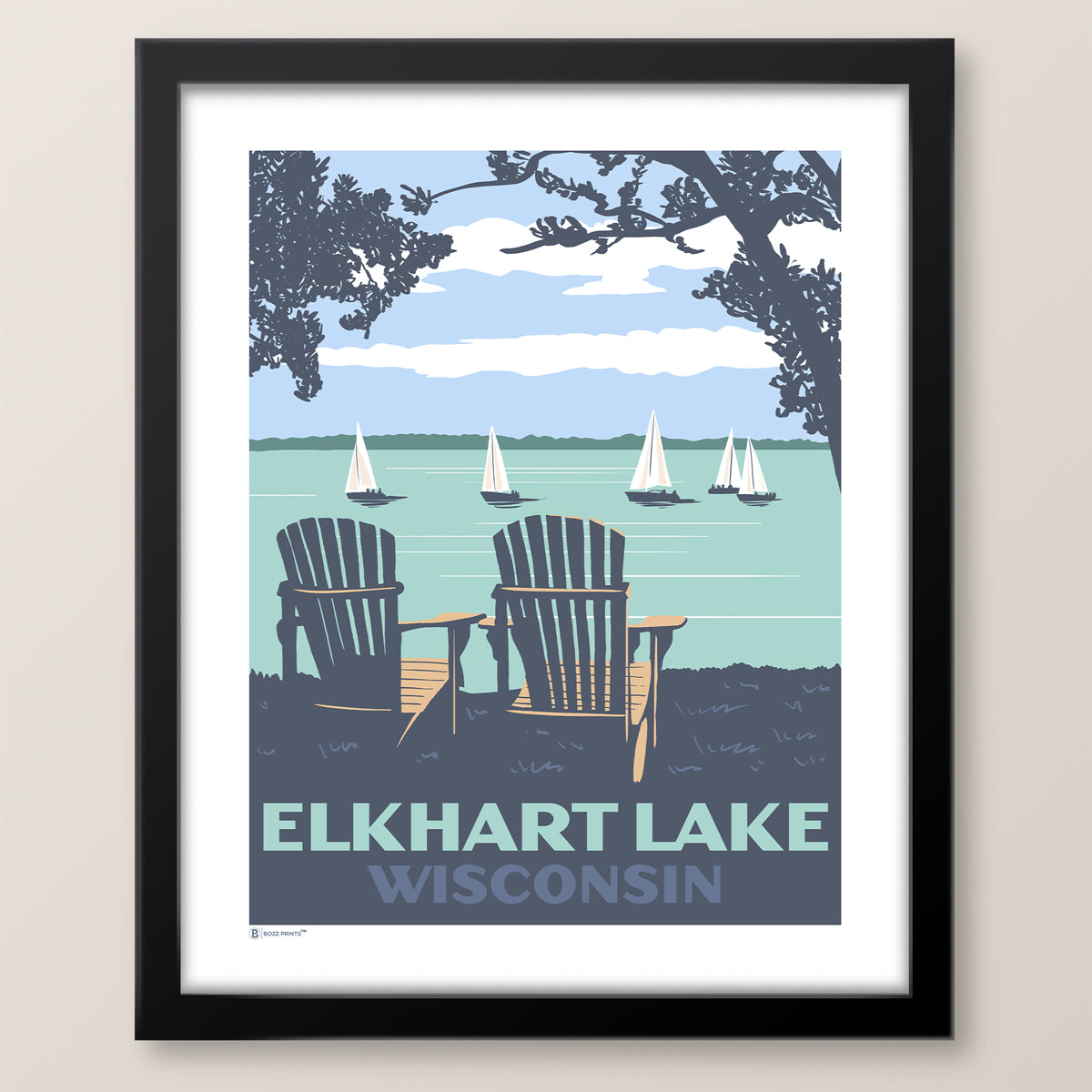 Elkhart Lake - Wisconsin Print