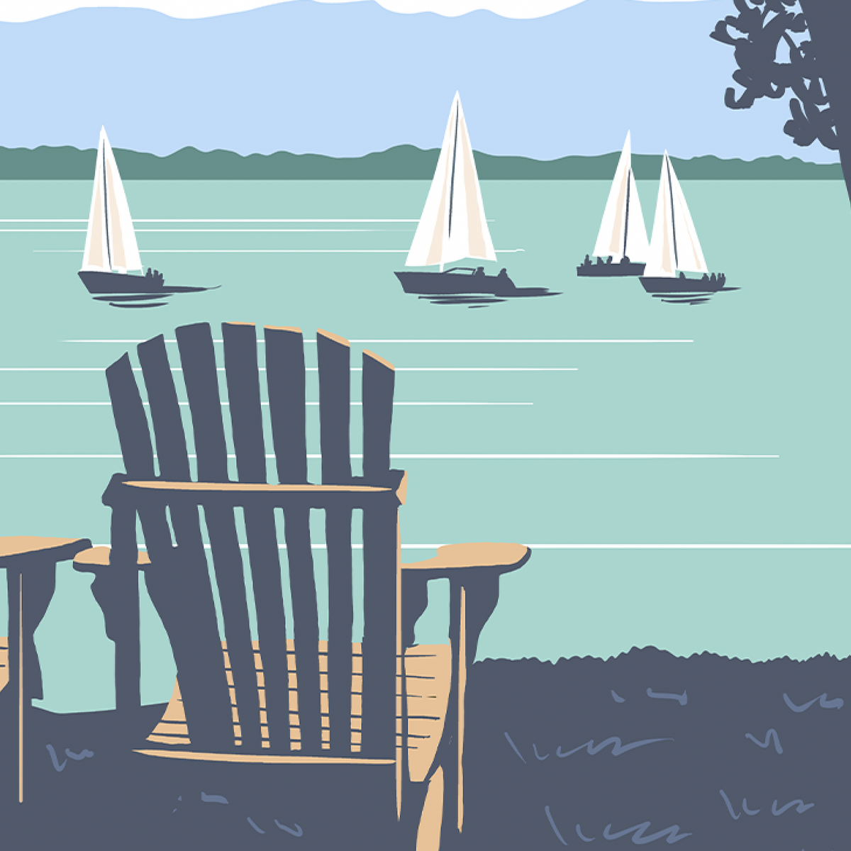 Elkhart Lake - Wisconsin Print