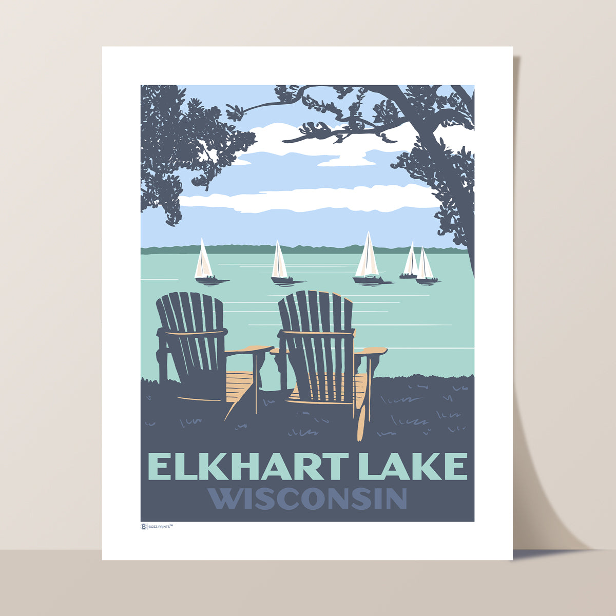 Elkhart Lake - Wisconsin Print