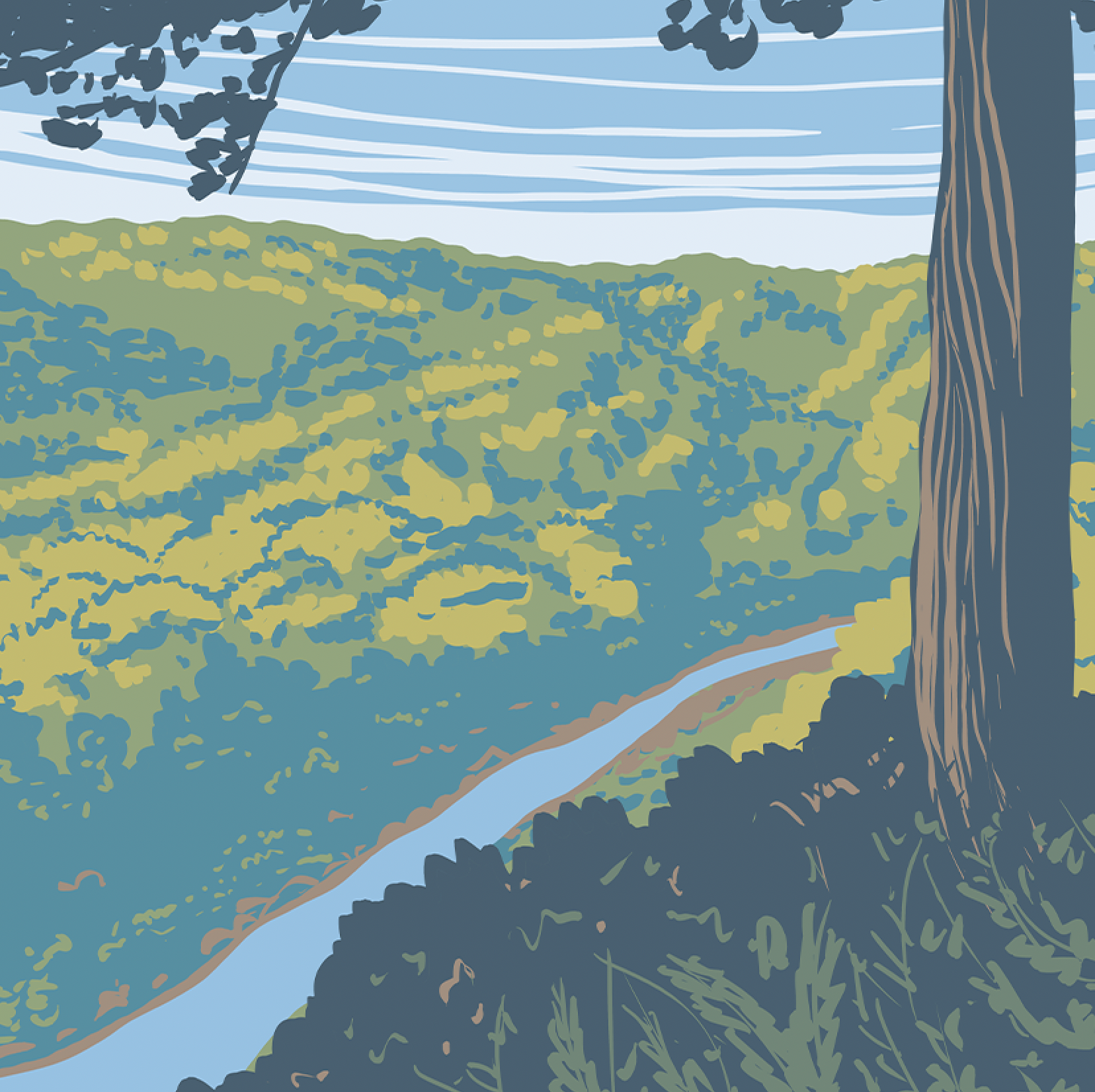 Explore the Driftless Print