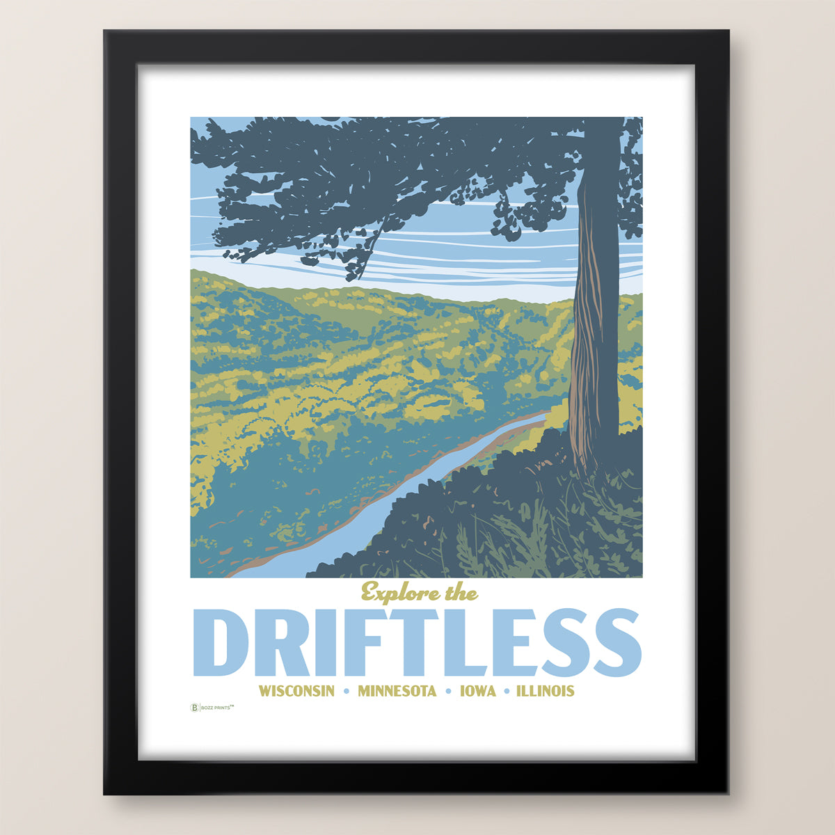 Explore the Driftless Print