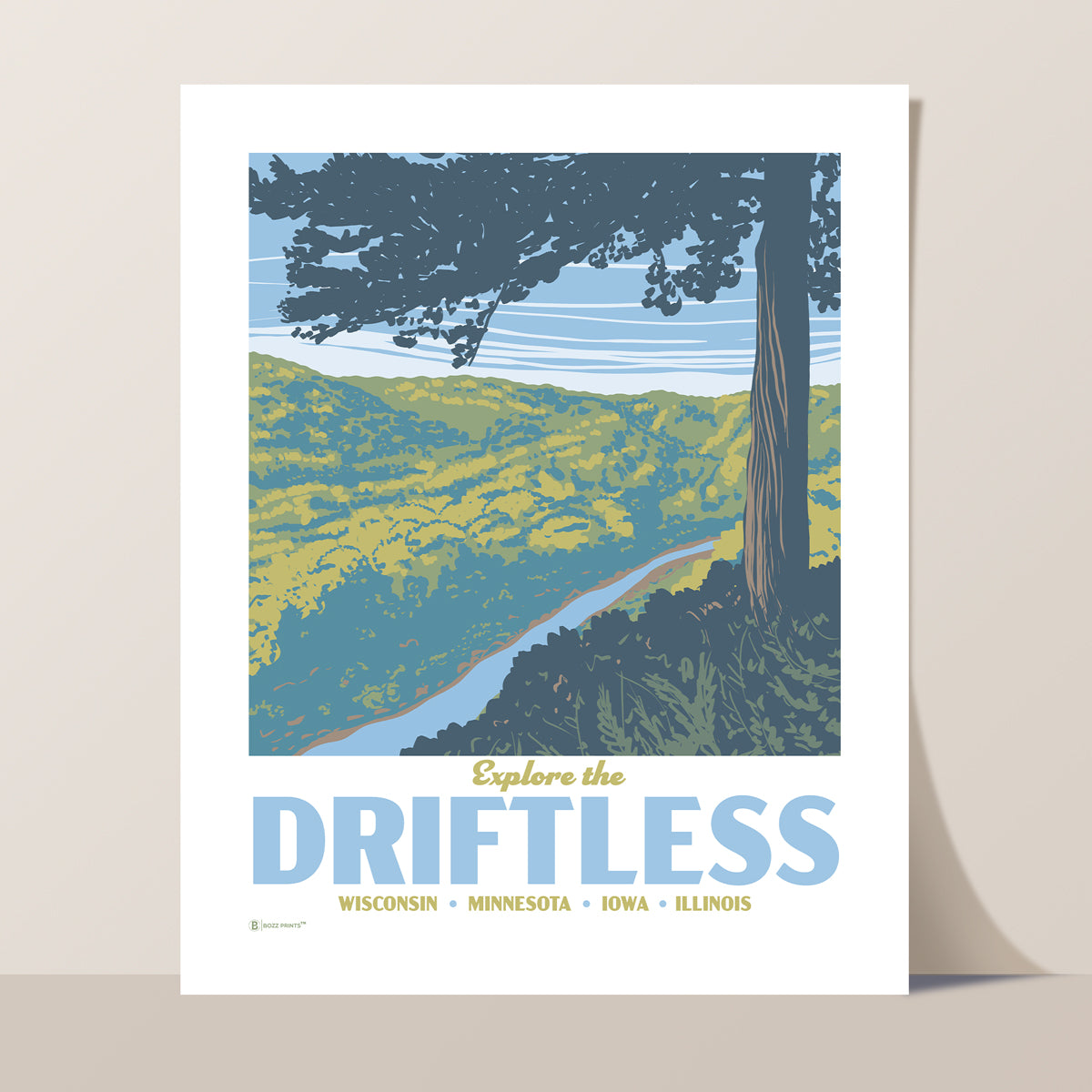Explore the Driftless Print