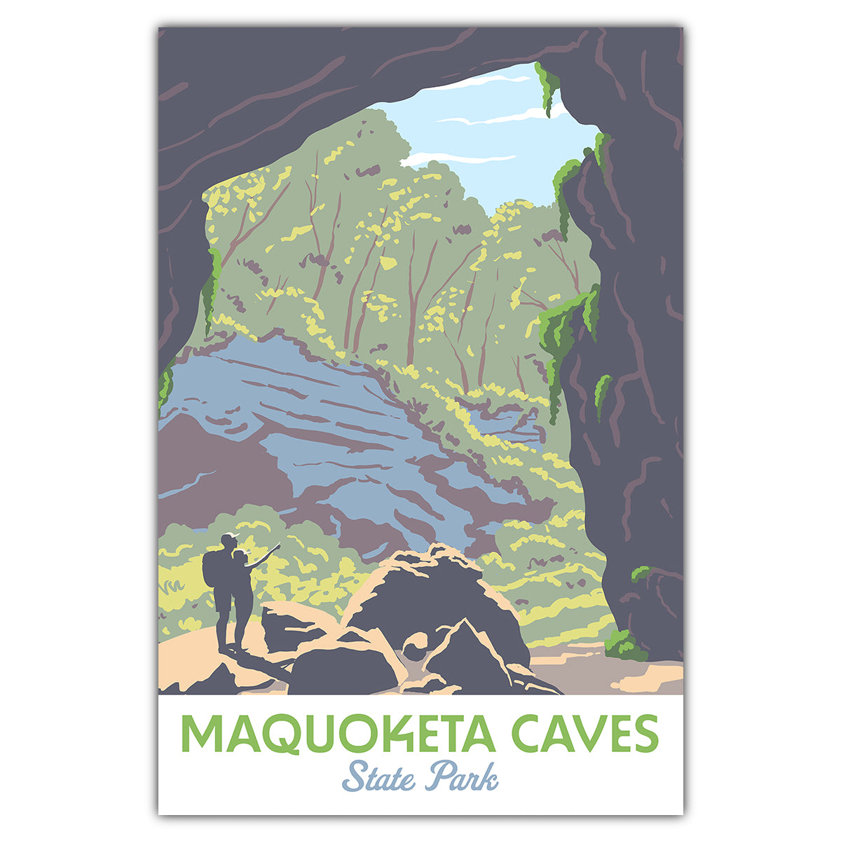 Explore Maquoketa Caves State Park Postcard