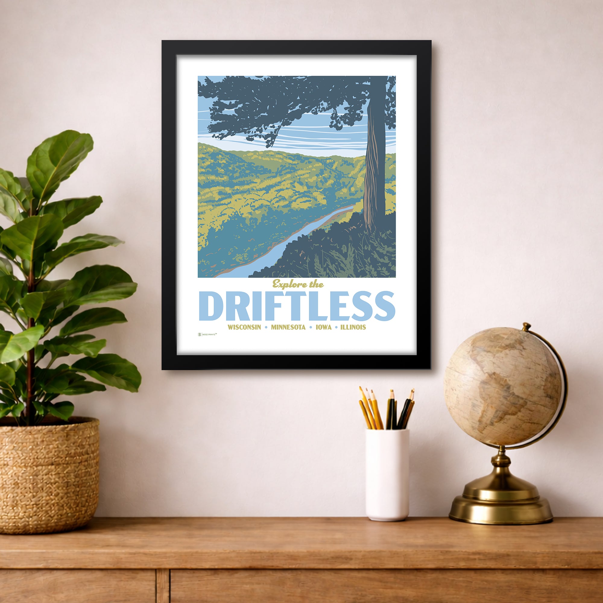 Explore the Driftless Art Print - Bozz Prints