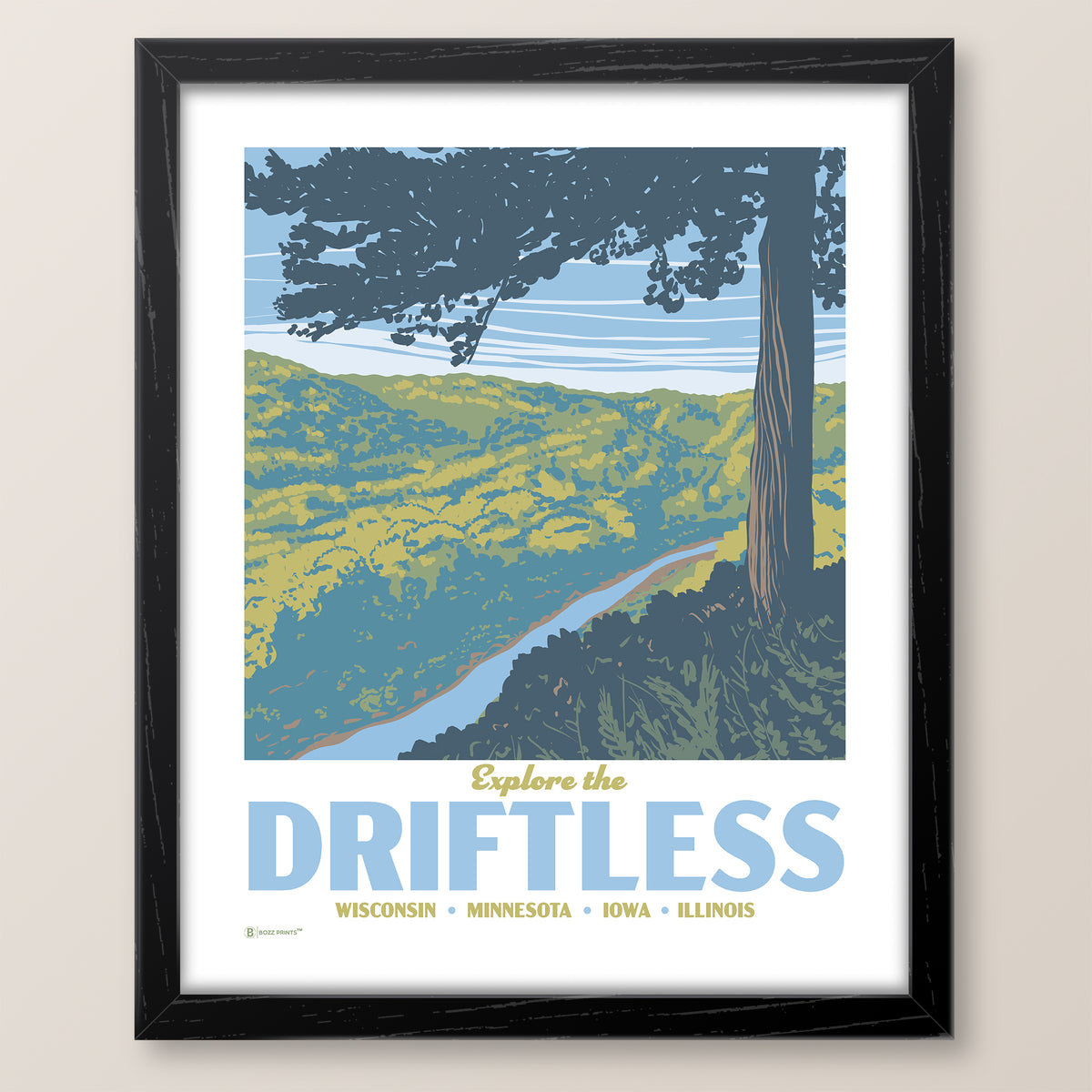 Explore the Driftless Print