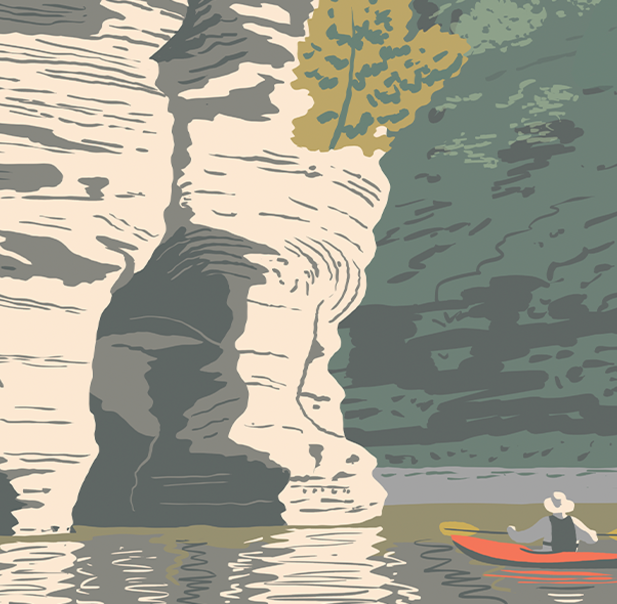 Explore Wisconsin Dells Print