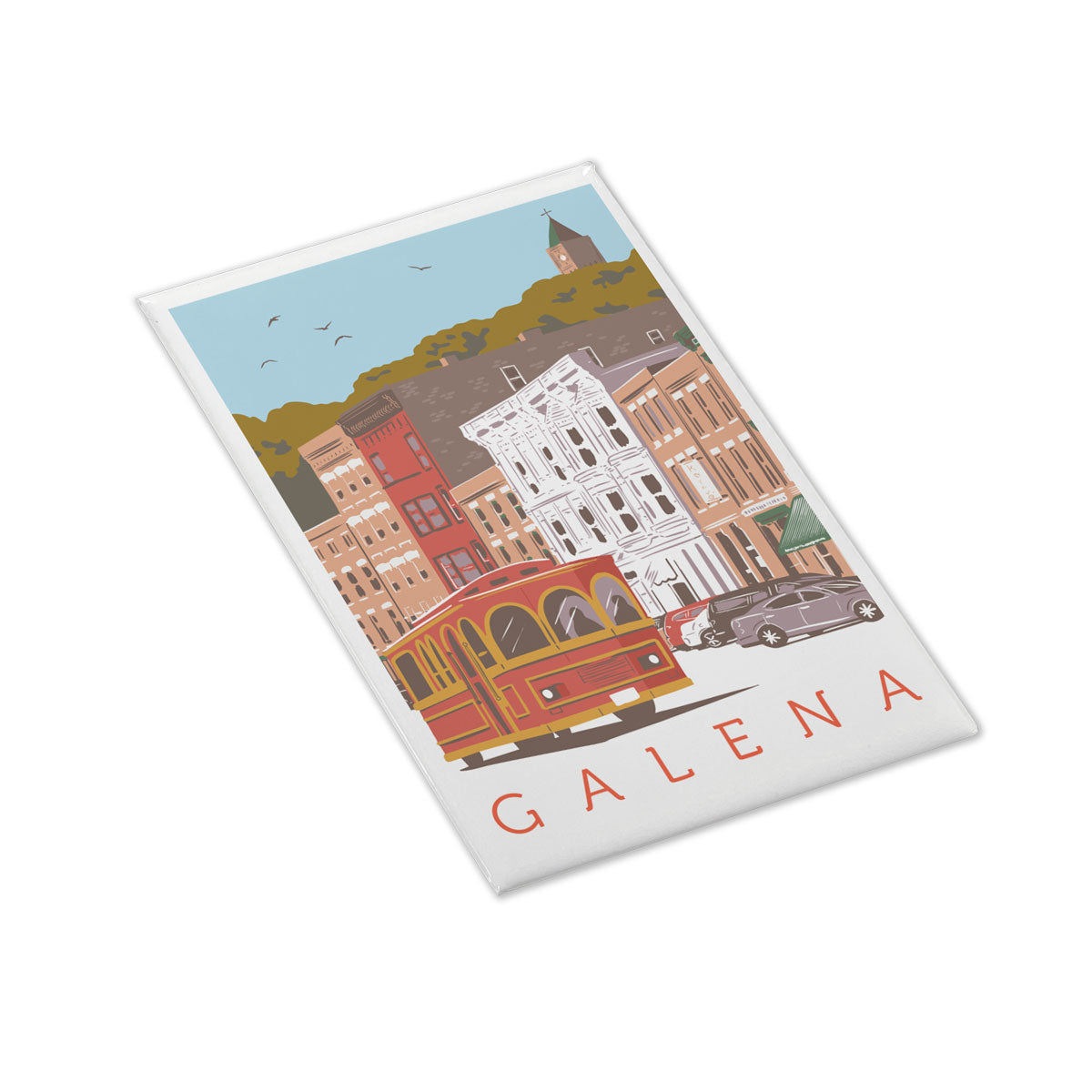 Galena Main Street Hard Magnet