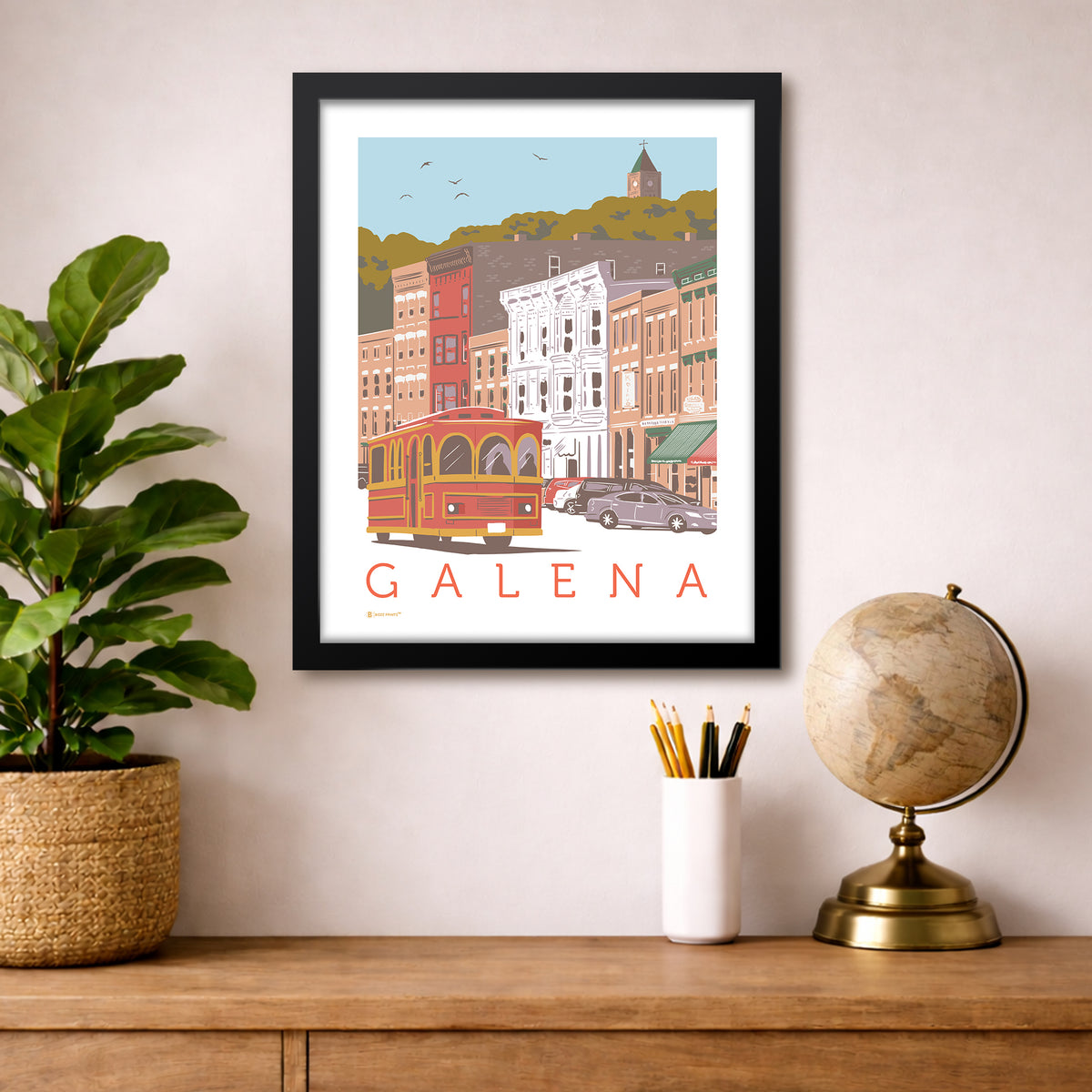 Galena Main Street Print