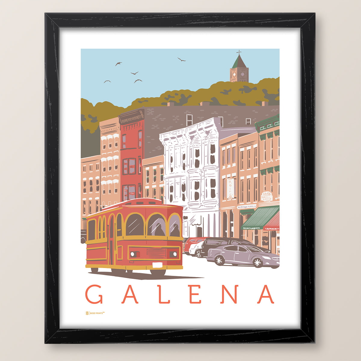 Galena Main Street Print