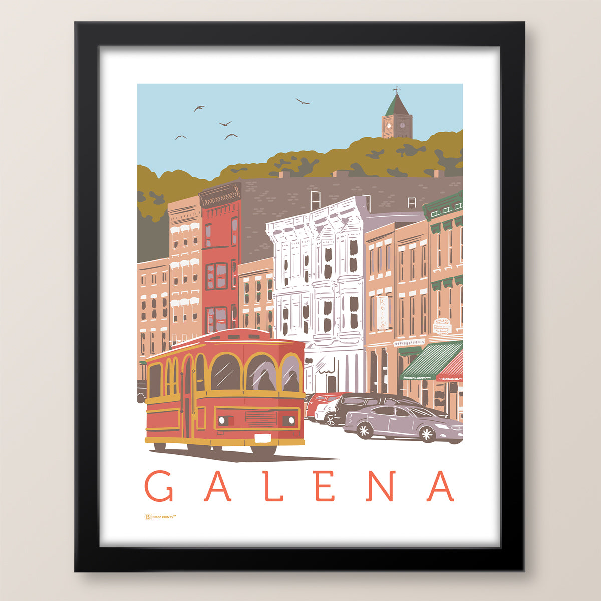 Galena Main Street Print