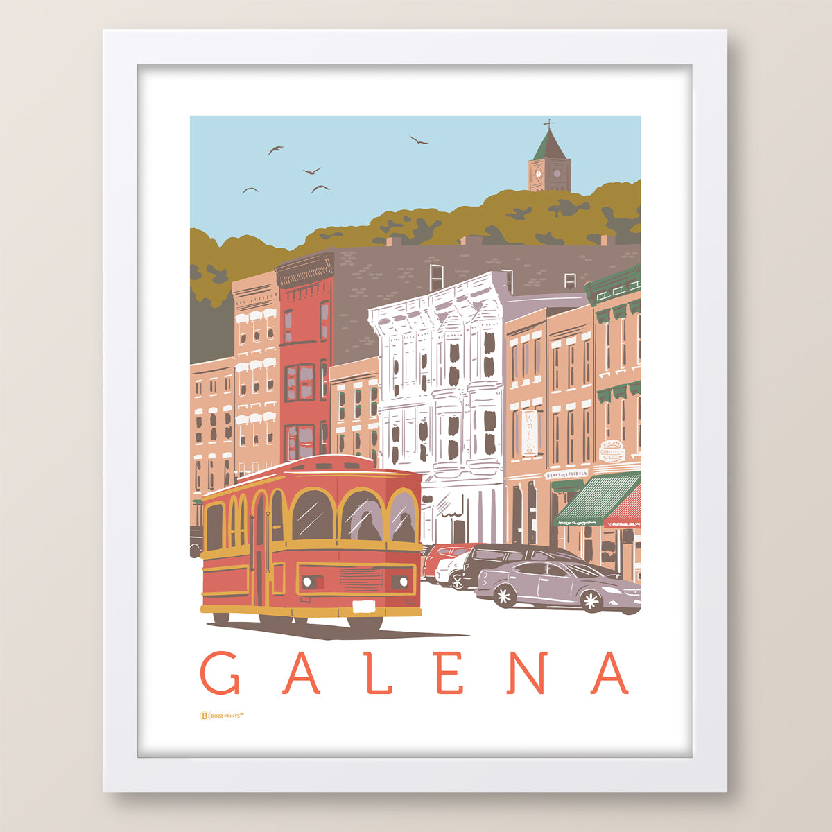Galena Main Street Print