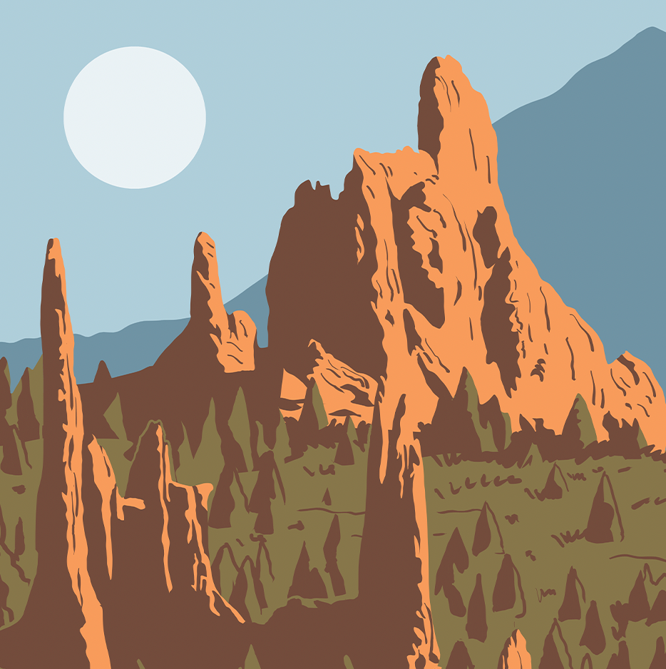 Garden of the Gods Print