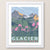 Glacier National Park Garden Wall Print