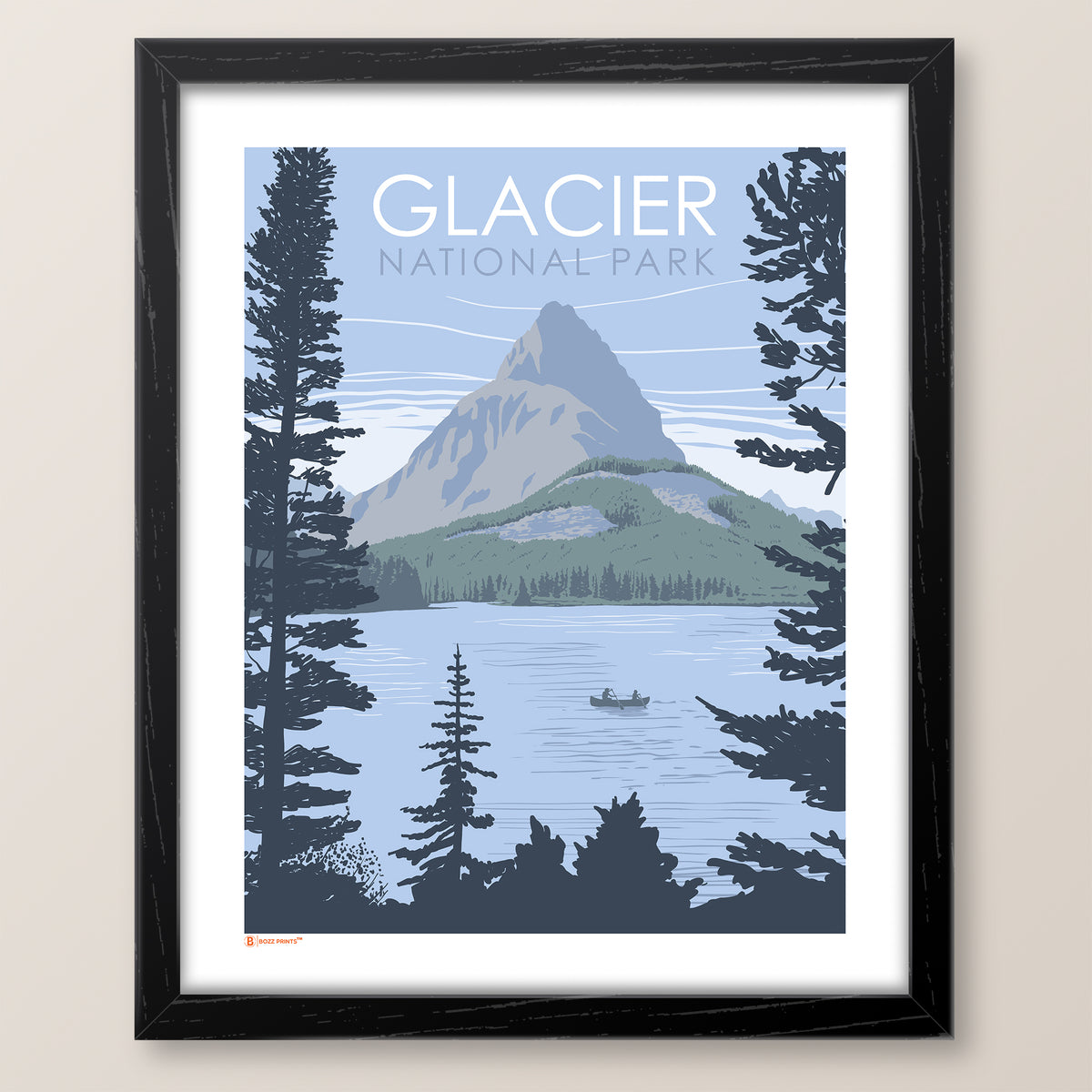 Glacier National Park Swiftcurrent Lake Print