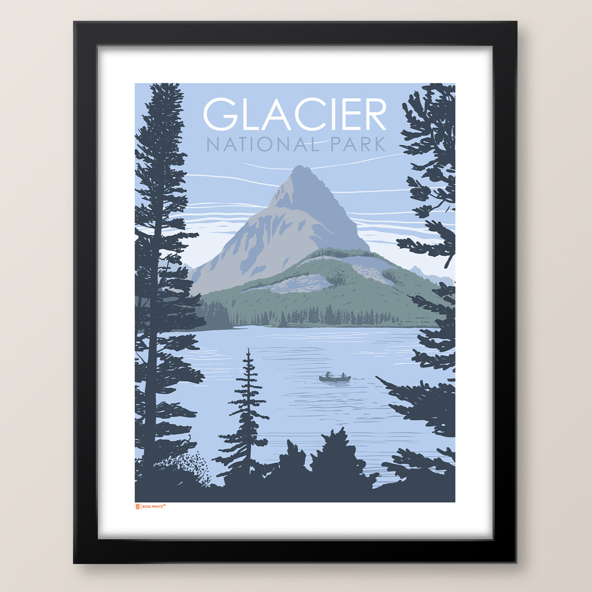 Glacier National Park Swiftcurrent Lake Print