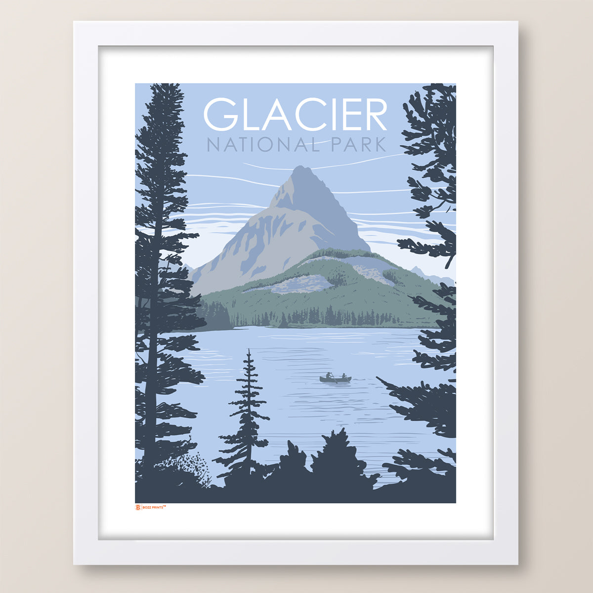 Glacier National Park Swiftcurrent Lake Print