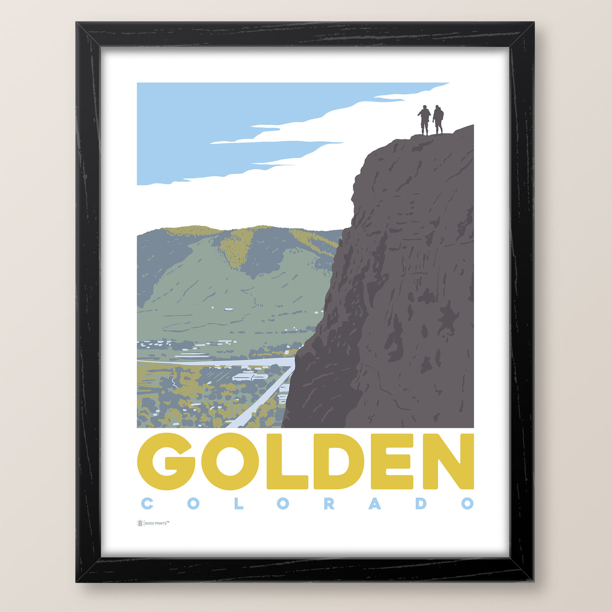 Golden South Table Mountain Print