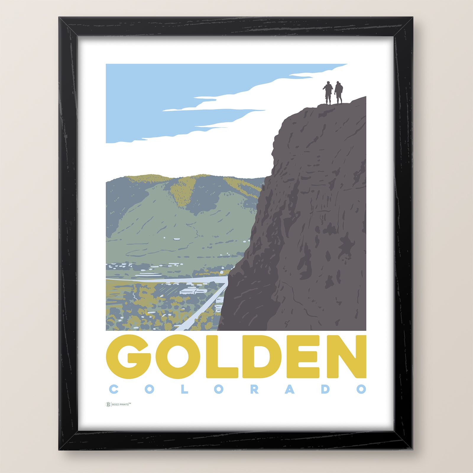 Golden South Table Mountain Print