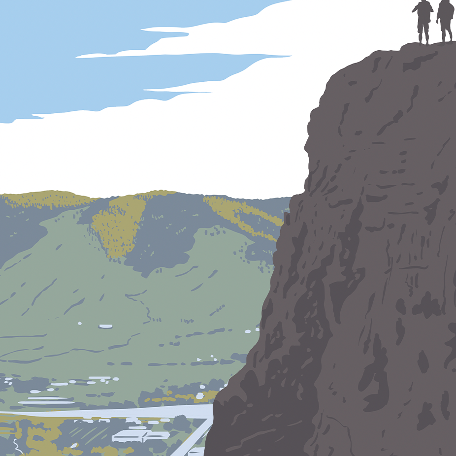 Golden South Table Mountain Print