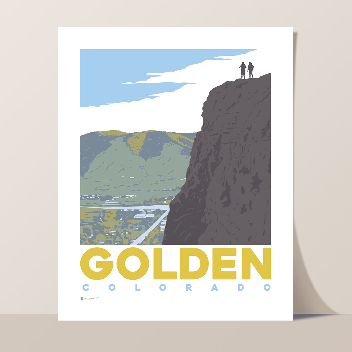 Golden South Table Mountain Print