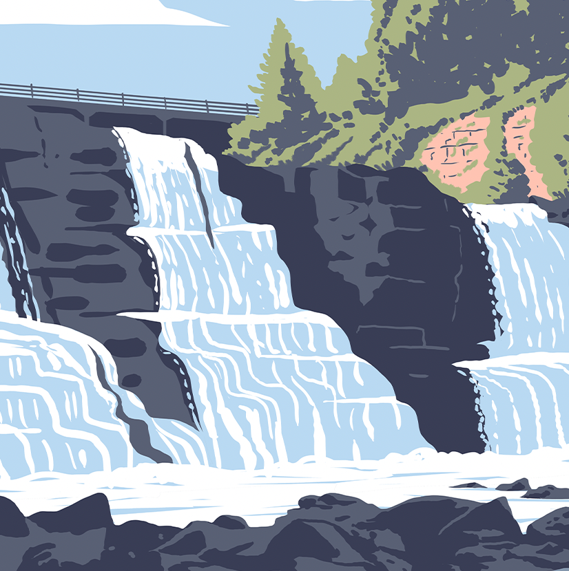 Gooseberry Falls - Minnesota Print