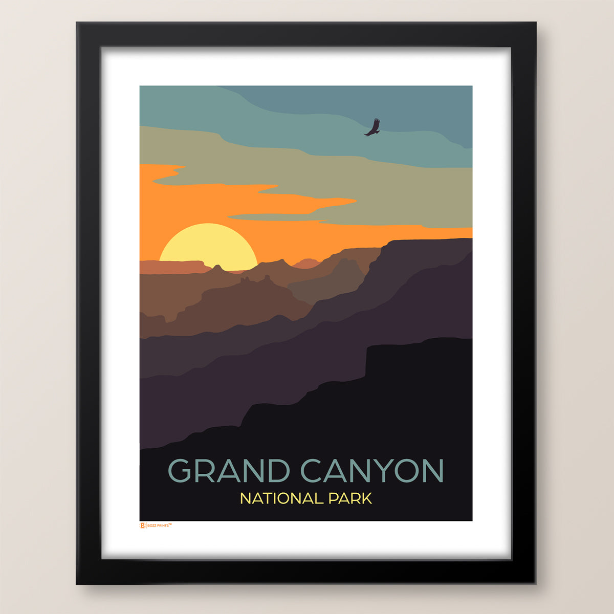 Grand Canyon National Park Desert View Sunset Print