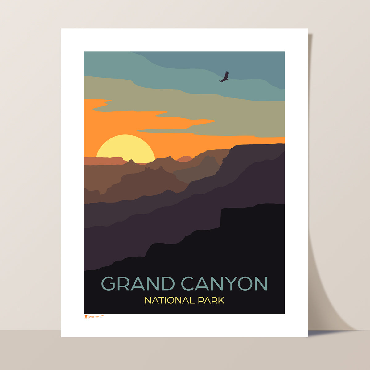 Grand Canyon National Park Desert View Sunset Print