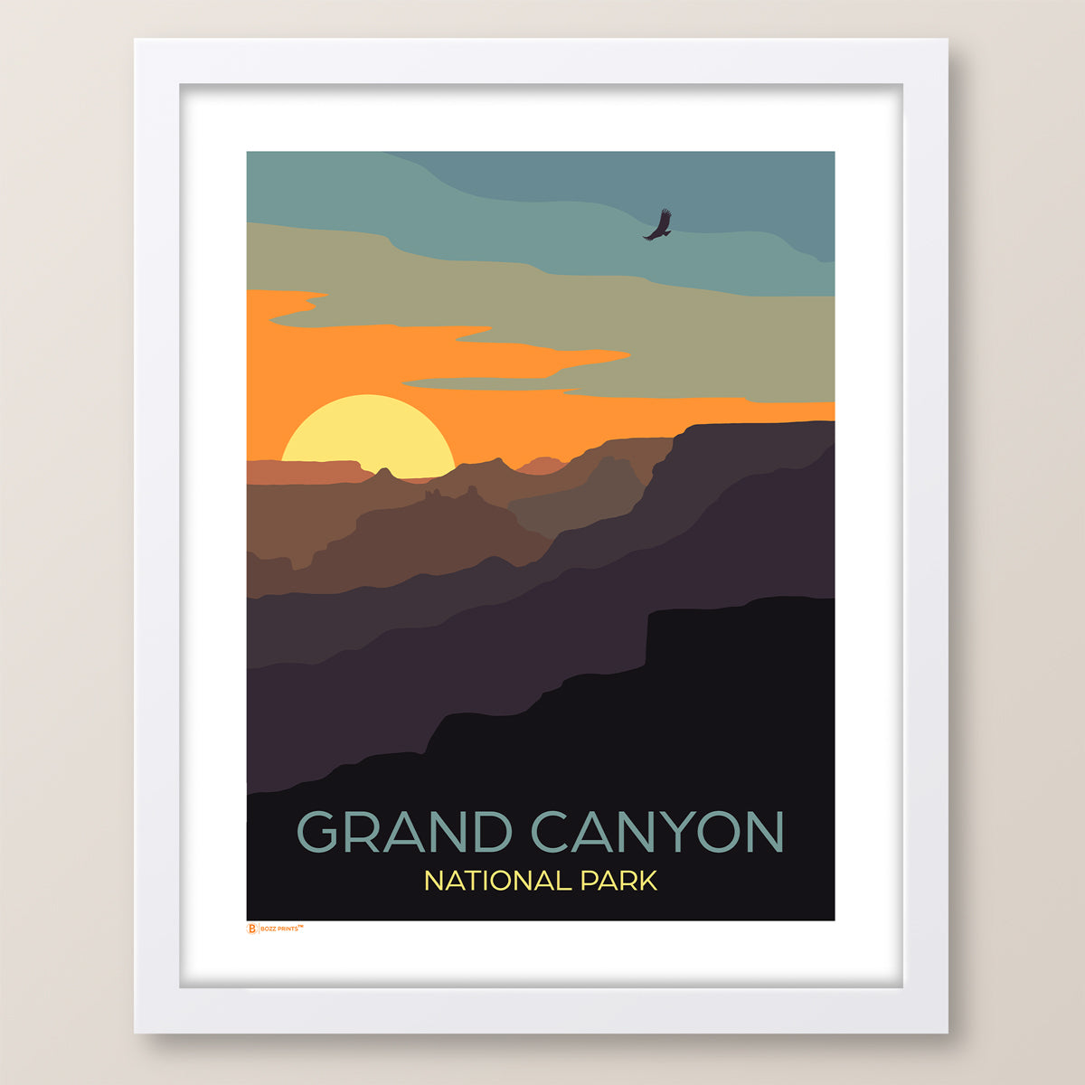 Grand Canyon National Park Desert View Sunset Print
