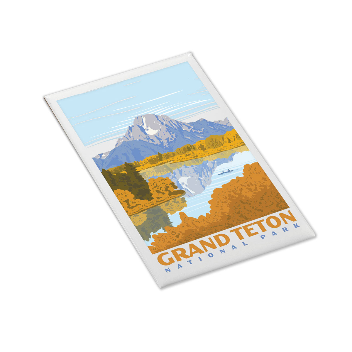 Grand Teton Oxbow Bend Hard Magnet